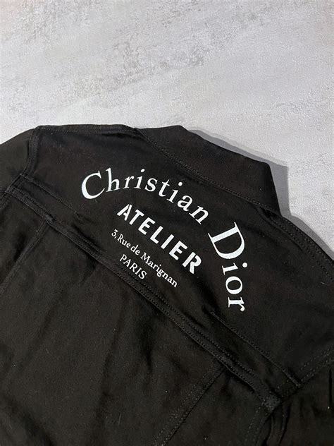 dior t shirt atelier|christian dior atelier denim jacket.